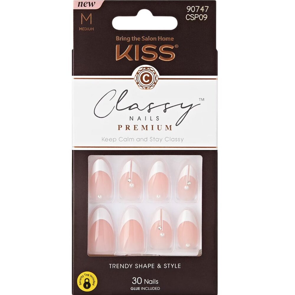 KISS Classy Premium Nails - Highlights. Stunning Wedding Nails for Brides.
